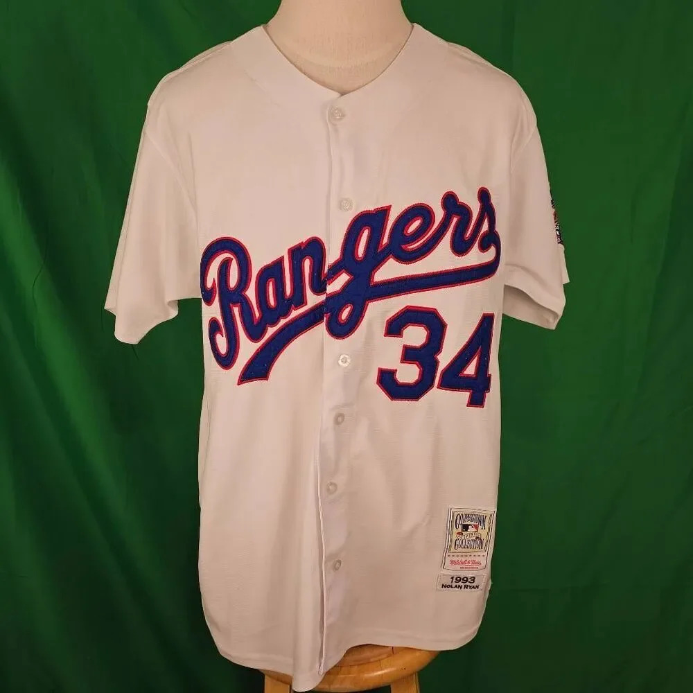 Mitchell & Ness Nolan‎ Ryan Texas Rangers 1993 Jersey 50